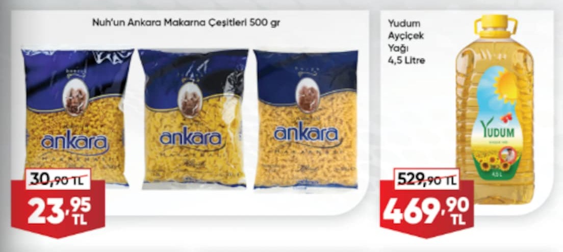 Nuh'Un Ankara Makarna Çeşitleri 500 Gr