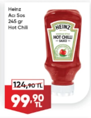 Heinz Acı Sos 245Gr Hot Chili
