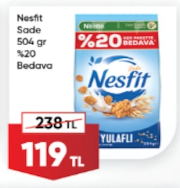 Nesfit Sade Yulaflı 504Gr
