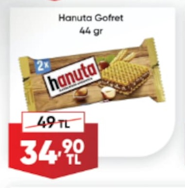 Hanuta Gofret 44Gr