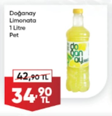 Doğanay Limonata 1 Litre Pet