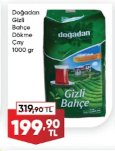Doğadan Gizli Bahçe Dökme Çay 1000 Gr
