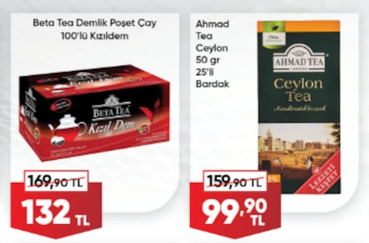 Beta Tea Demlik Poşet Çay Kızıl Dem 100'Lü
