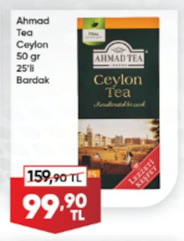 Ahmad Tea Ceylon 25'Li Bardak 50Gr