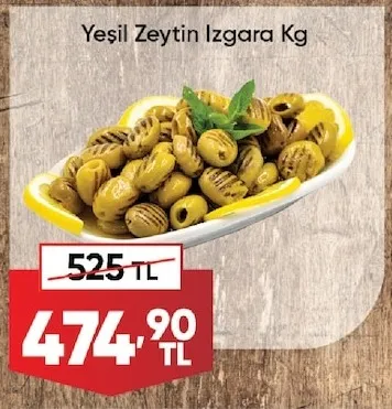 Yeşil Zeytin Izgara Kg