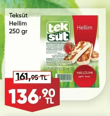Teksüt Hellim 250 Gr