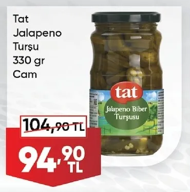 Tat Jalapeno Turşu 330 Gr Cam