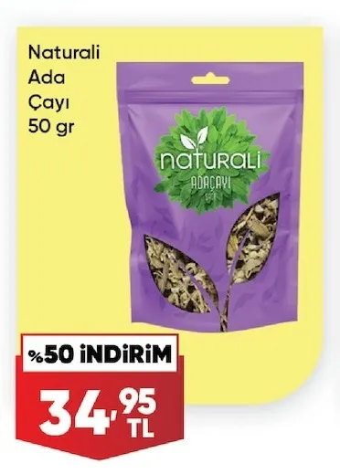 Naturali Ada Çayı 50 Gr