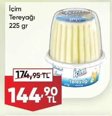 İçim Tereyağı 225 Gr