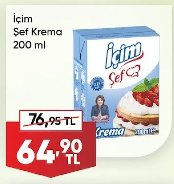İçim Şef Krema 200 Ml