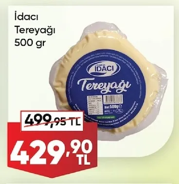 İdaci Tereyağı 500 Gr