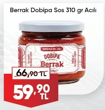 Berrak Dobipa Sos 310 Gr Acılı