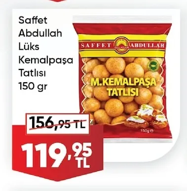 Saffet Abdullah Lüks Kemalpaşa Tatlısı 150 Gr