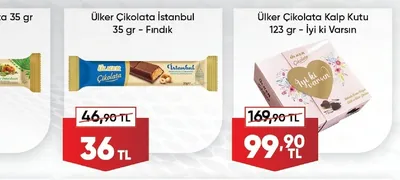 Ülker Çikolata Kalp Kutu 123 Gr - İyi Ki Varsın