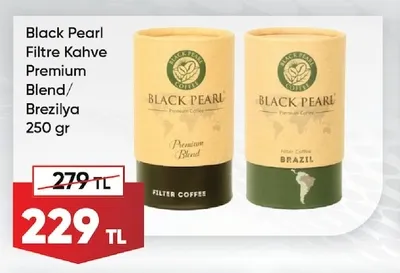 Black Pearl Filtre Kahve Premium Blend/Brezilya 250 Gr