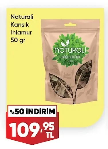 Naturali Karışık Ihlamur 50 Gr