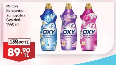 Mr Oxy Konsantre Yumuşatıcı Çeşitleri 1440 Ml