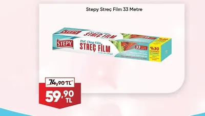 Stepy Streç Film 33 Metre