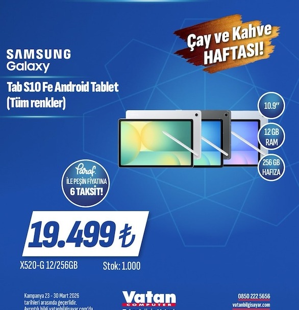 Samsung Galaxy Tab S10 Fe Android Tablet