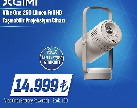 Xgımı Vıbe One 250 Lümen Full Hd Taşınabilir Projeksiyon Cihazı