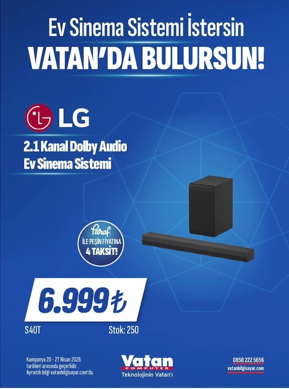 Lg 2.1 Kanal Dolby Audio Ev Sinema Sistemi