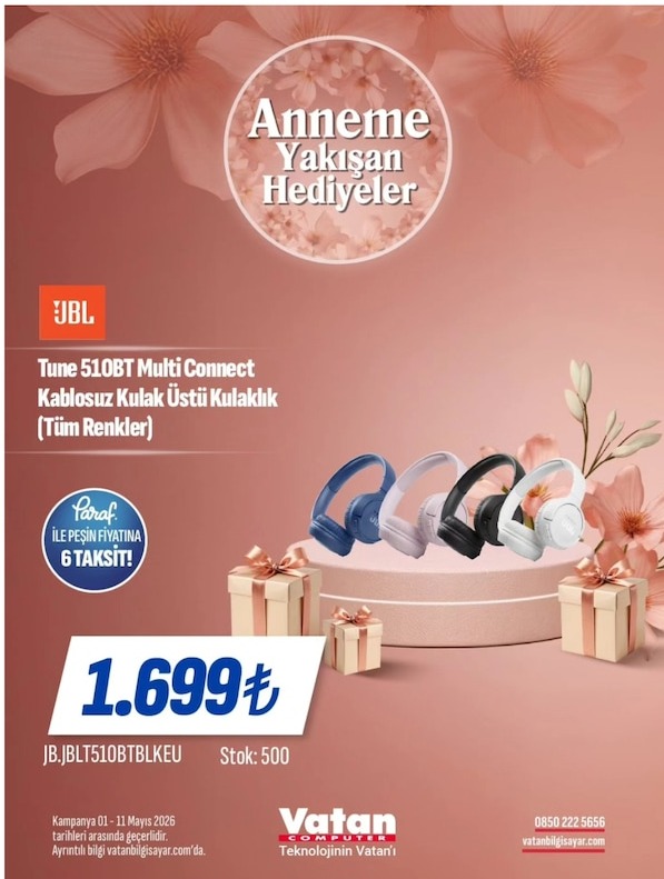 Jbl Tune 510Bt Kulak Üstü Kulaklık