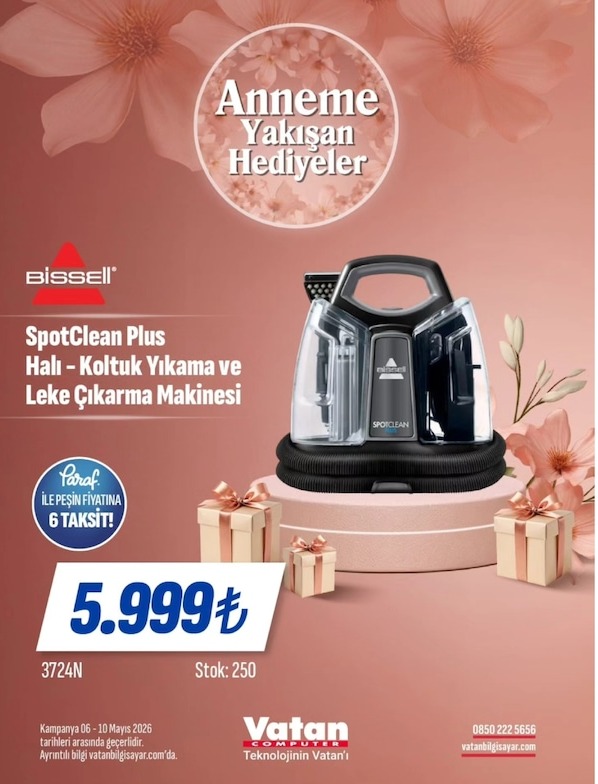 Bissell Spotclean Plus Halı - Koltuk Yıkama Ve Leke Çıkarma Makinesi