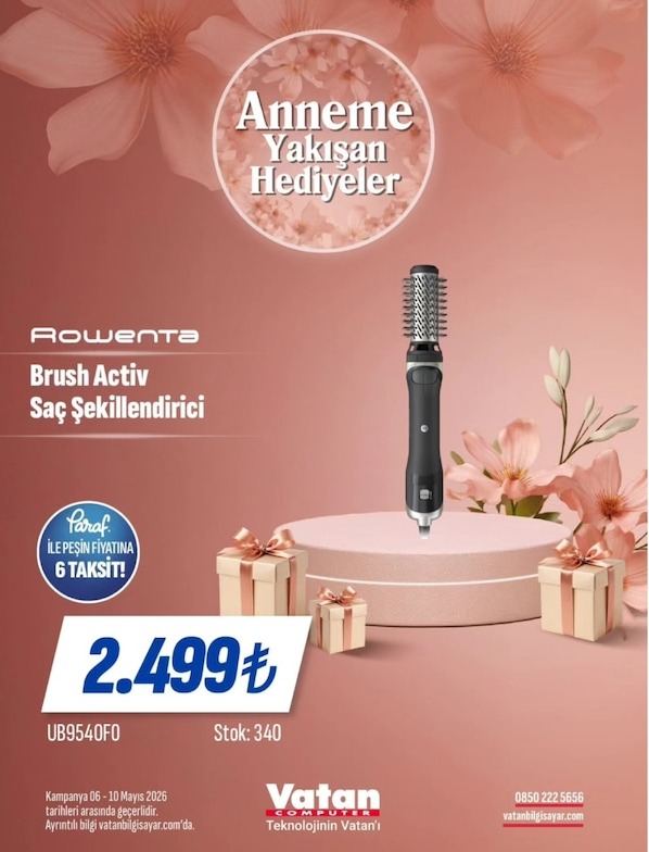 Rowenta Brush Activ Saç Şekillendirici