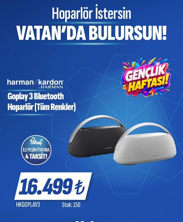 Harman Kardon Goplay 3 Bluetooth Hoparlör