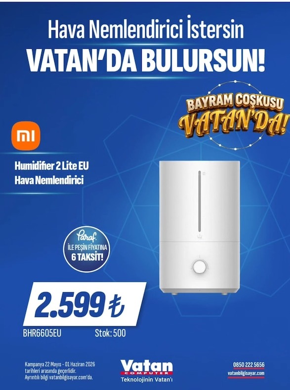 Xiaomi Humidifier 2 Lite Eu Hava Nemlendirici Bhr6605Eu