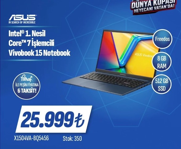 Asus Vivobook 15 Notebook