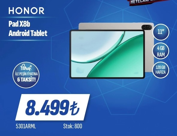 Honor Pad X8B Android Tablet