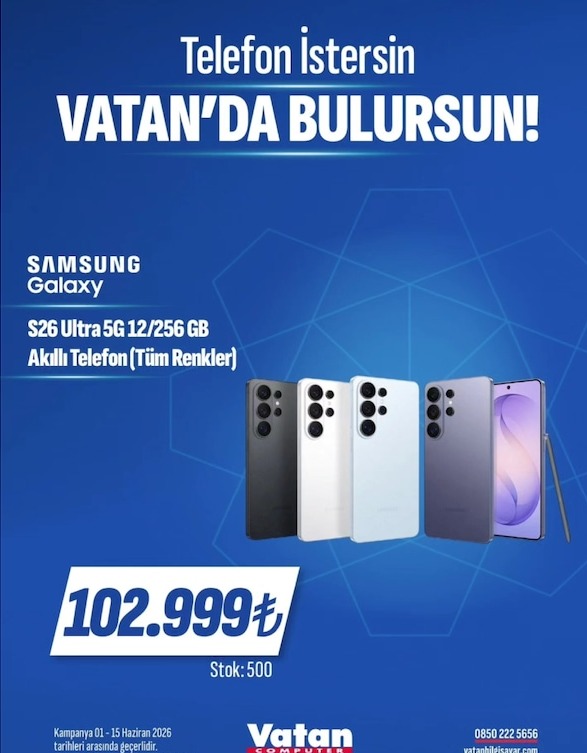 Samsung Galaxy S26 Ultra 5G 12/256 Gb Akıllı Telefon