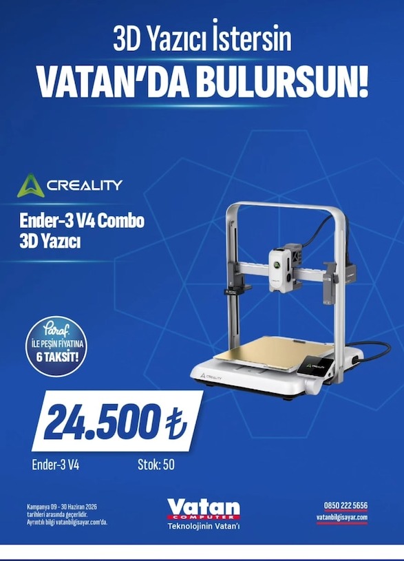 Creality Ender-3 V4 Combo 3D Yazıcı
