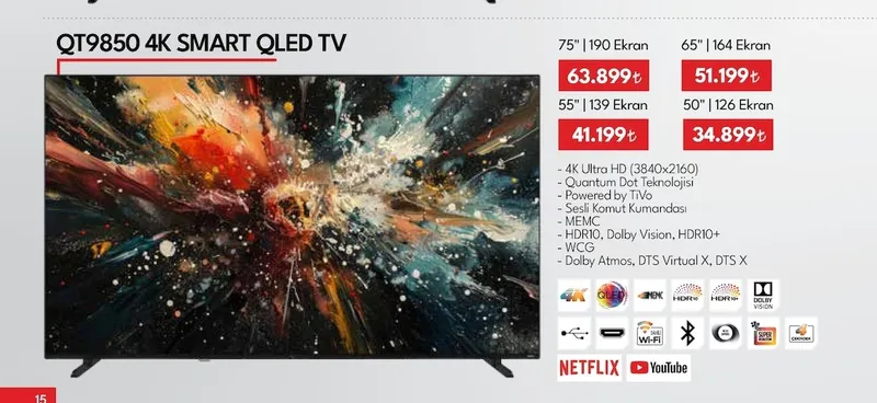 Qt9850 4K Smart Qled Tv