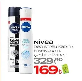 Nivea Deo Sprey Kadın / Erkek 200Ml