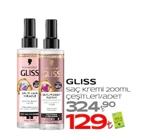 Gliss Saç Kremi 200Ml Çeşitleri