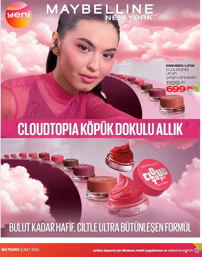 Maybelline Cloutopia Köpük Dokulu Allık