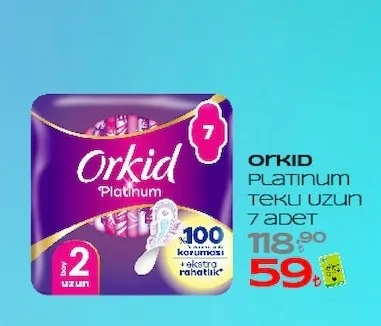 Orkid Platinum Tekli Uzun 7 Adet