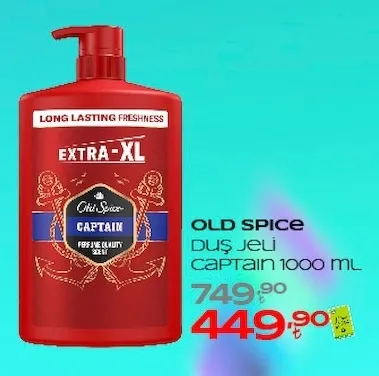 Old Spice Duş Jeli Captain 1000 Ml