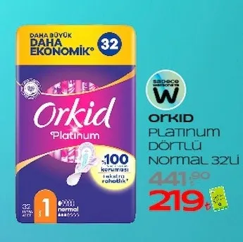 Orkid Platinum Dörtlü Normal 32'Li