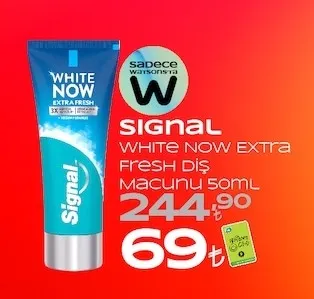 Signal White Now Extra Fresh Diş Macunu 50Ml