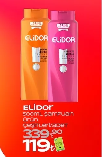 Elidor 500Ml Şampuan Ürün Çeşitleri