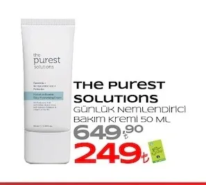 The Purest Solutions Günlük Nemlendirici Bakım Kremi 50 Ml