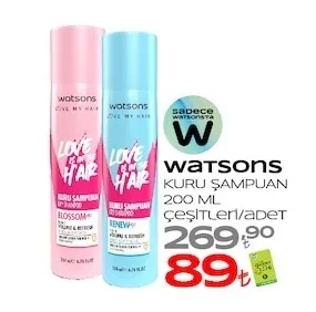 Watsons Kuru Şampuan 200 Ml Çeşitleri