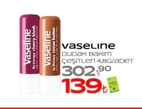 Vaseline Dudak Bakım Çeşitleri 4,8G