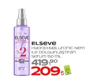 Elseve Hydra Hyaluronic Nem İle Dolgunlaştıran Serum 150 Ml