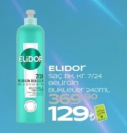 Elidor Saç Bk. Kr. 7/24 Belirgin Bukleler 240Ml