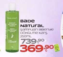 Bade Natural Şampuan Bi̇Benye Dökülme Karş. 250Ml