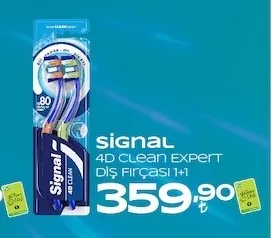 Signal 4D Clean Expert Diş Fırçası 1+1
